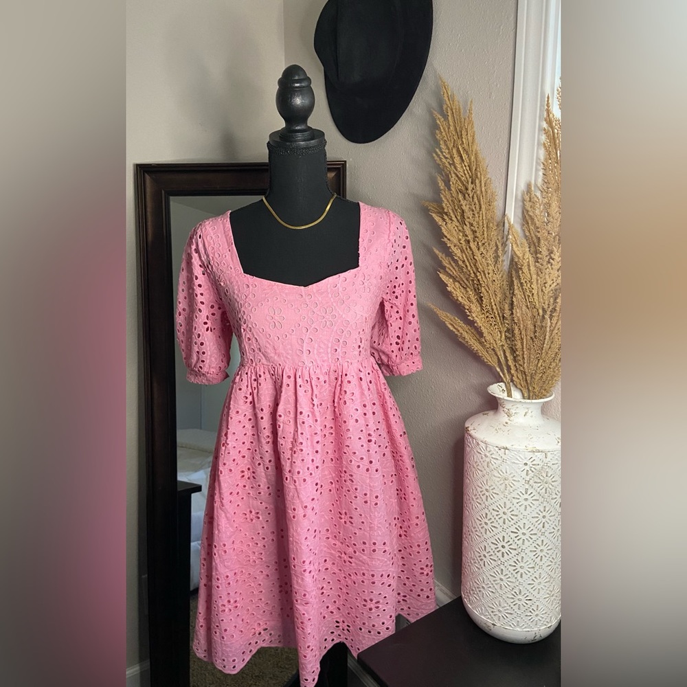 Chelsea & Violet eyelet babydoll dress